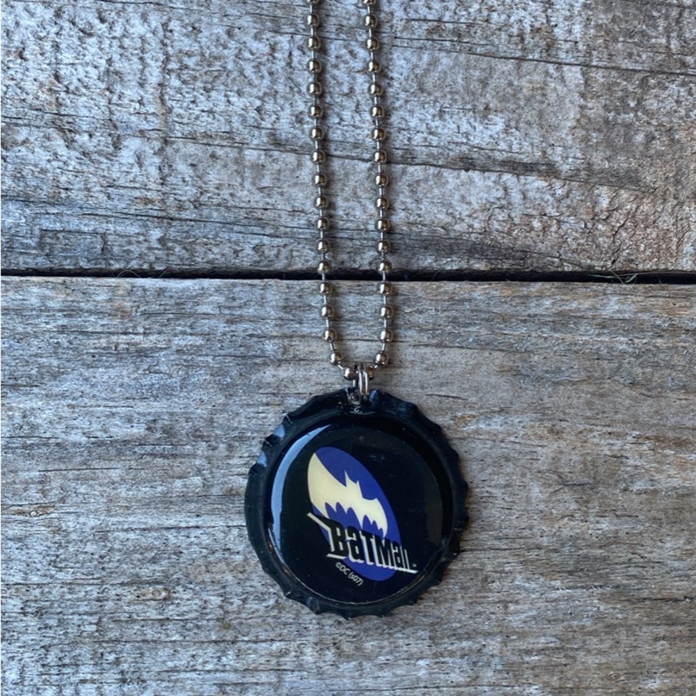 Batman Bottle Cap Necklace